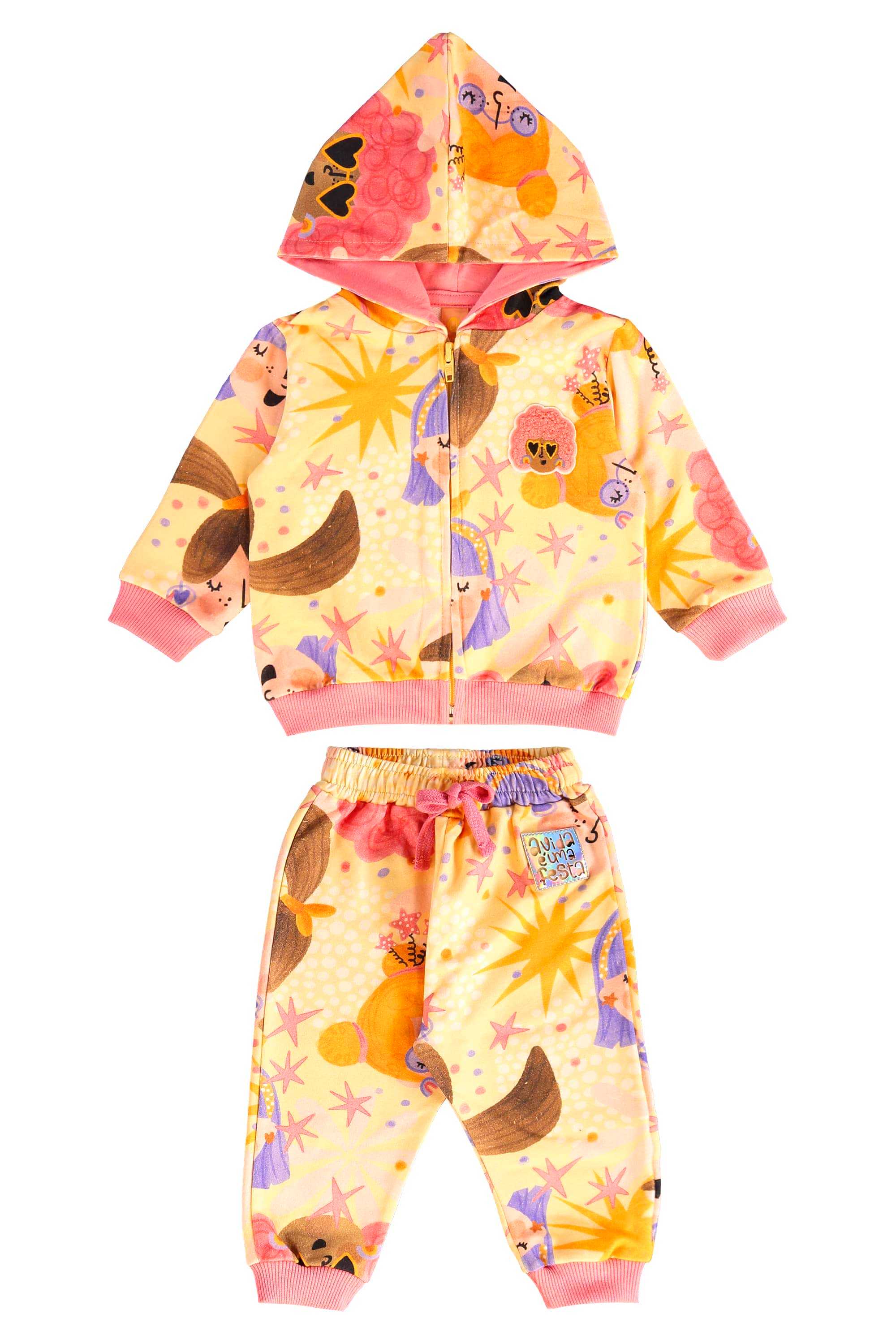 Conjunto Estrela para Bebê Menina (Amarelo) Três e Já - Imagem 26